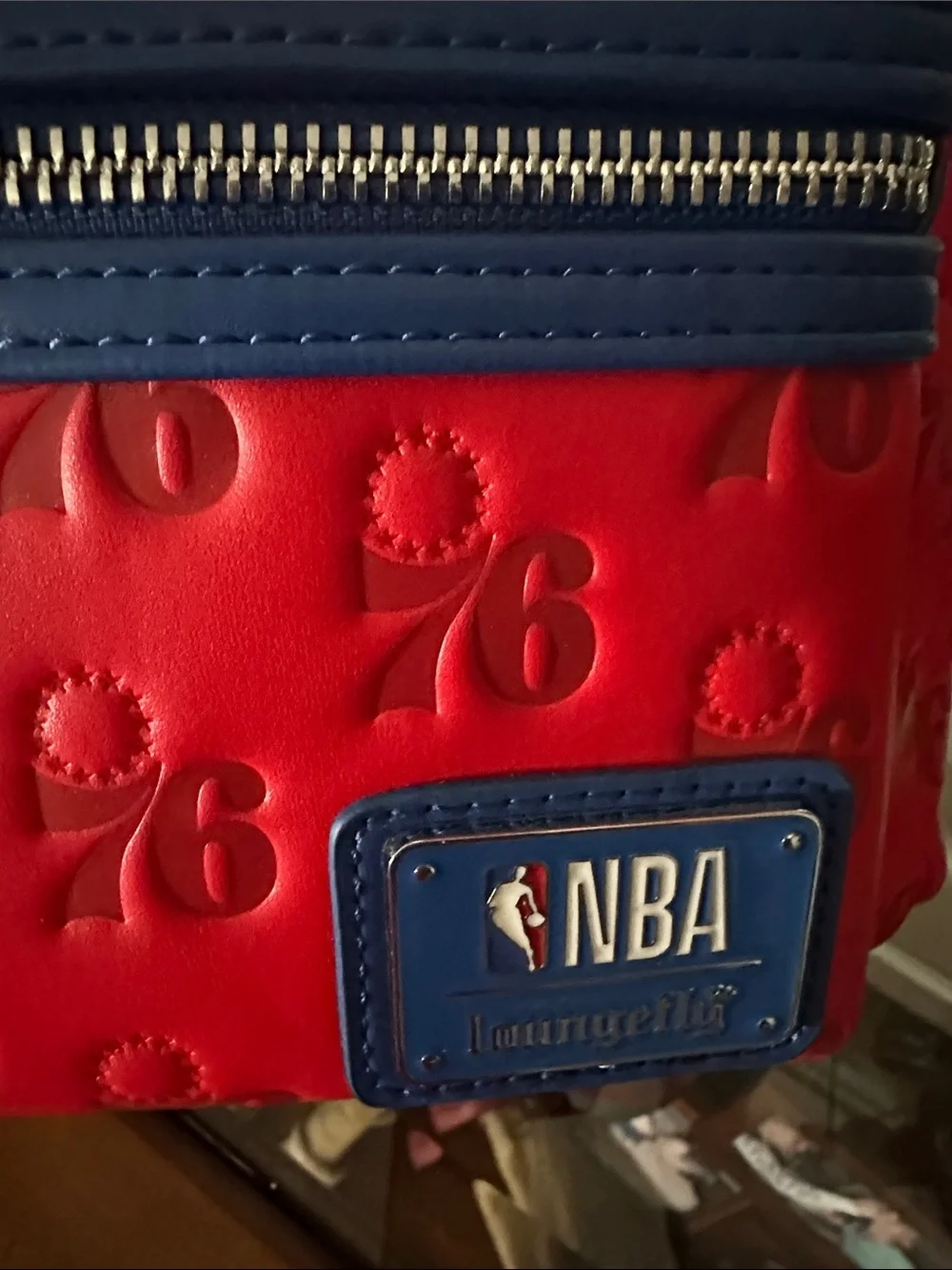 Philadelphia 76ers NBA Red Mini Backpack Loungefly NWT